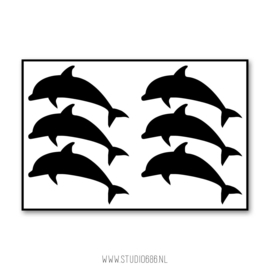 Sticker DIY - Dolfijnen
