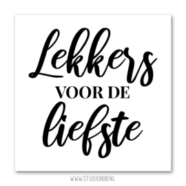 Sticker DIY - Lekkers voor de liefste