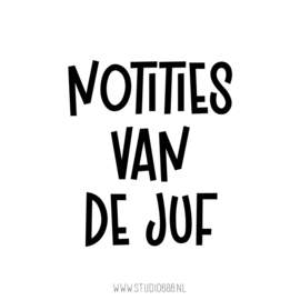 STICKER DIY | Notities van de Juf/Meester