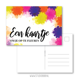 Kaart om je op te fleuren