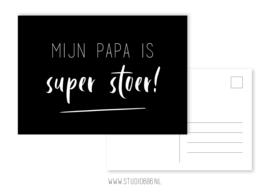 Kaart Mijn papa is super stoer