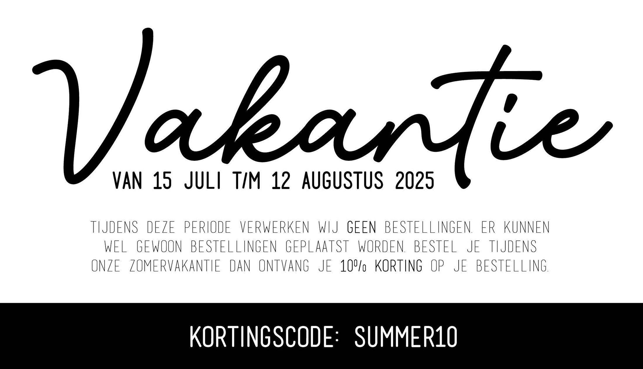 Vakantie 2025