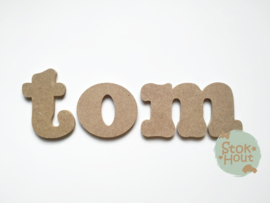 MDF Letters - Lettertype 'Stokhout'