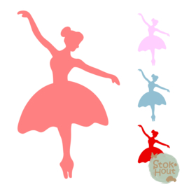 Muurfiguur: Ballerina (M197)