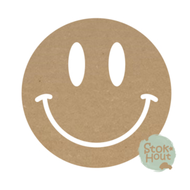 MDF figuur: Smiley 1 (M459)