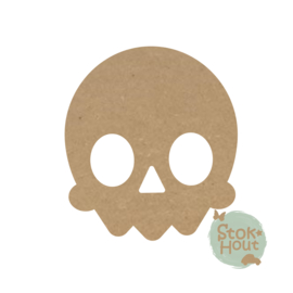 MDF figuur Skull 1 (M584)