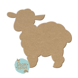 MDF figuur: Schaap (M098)