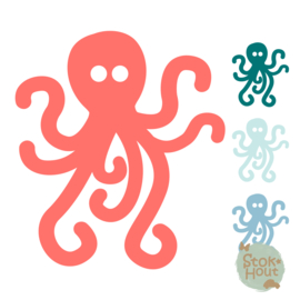 Muurfiguur: Octopus (M016)