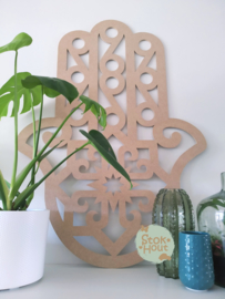 MDF figuur 95cm Hand van Fatima (Hamsa) (ST075)