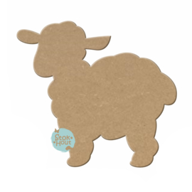 MDF figuur: Schaap (M098)