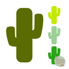 Muurfiguur: Cactus (M155)