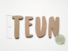 MDF Letters - Lettertype 'Stoer'