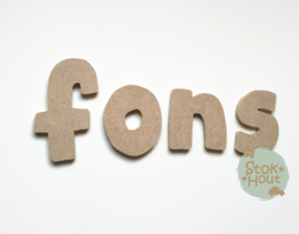 MDF Letters - Lettertype 'Hip'