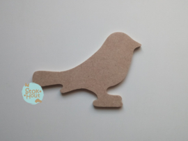 MDF figuur: Vogel 10cm