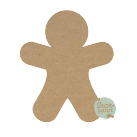 MDF figuur: Gingerbreadman (M409)