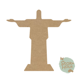 MDF figuur: Jezus Rio (M219) 10cm