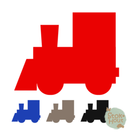 Muurfiguur: Locomotief (M079)