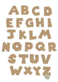 MDF Letters - Lettertype 'Mario'