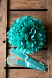 Setje Pompoms 'Vintage' - 25cm (7 stuks) (ST200)