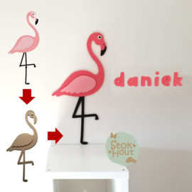 Maatwerk: Flamingo - 75cm