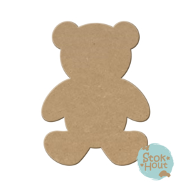 MDF figuur: Teddybeer (M335)