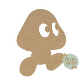 MDF figuur: Goomba (M538)