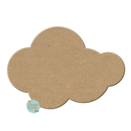 MDF figuur: Wolk (M024)