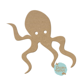 MDF figuur:  Octopus #5 (M396)