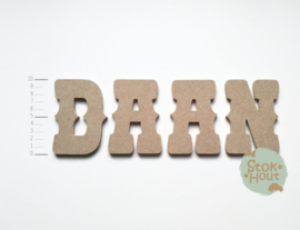 MDF Letters - Lettertype 'Circus'