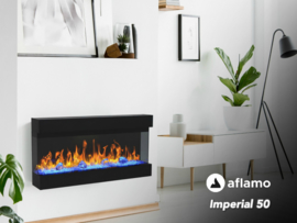 Aflamo Imperial 127cm - Elektrische wandhaard