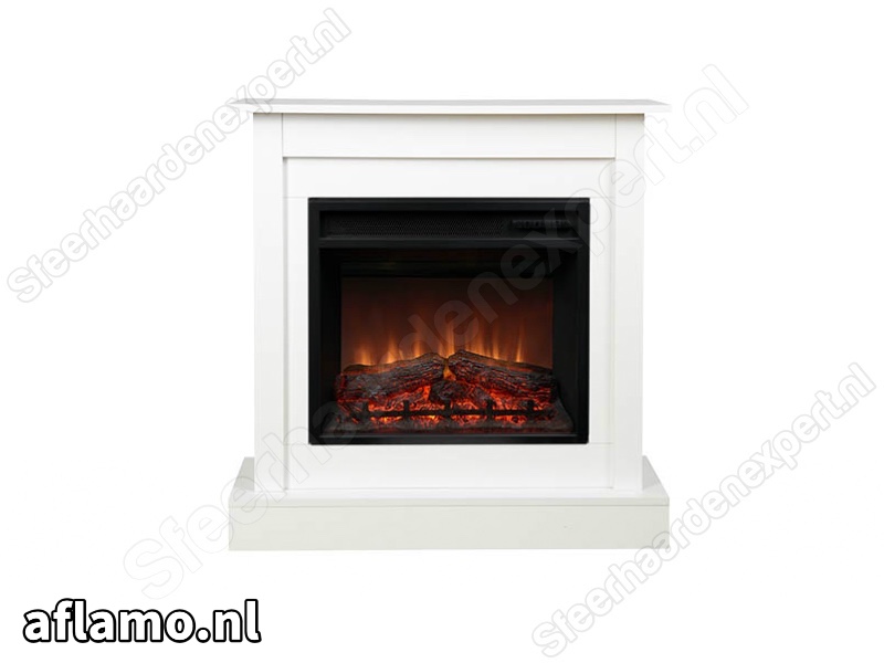 Schouw Vigo wit - Elektrische haard Aflamo LED60