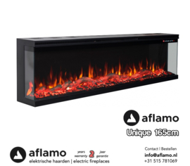 Aflamo Unique 65 - 3-Sided electric fireplace