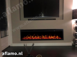 Aflamo Royal 3D PRO-Line 160 x 38cm - Elektrische inbouwhaard