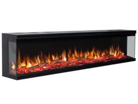 Aflamo Unique 100 - 3-Sided electric fireplace