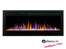 Aflamo Majestic 128cm - Wall Hanging Electric Fireplace