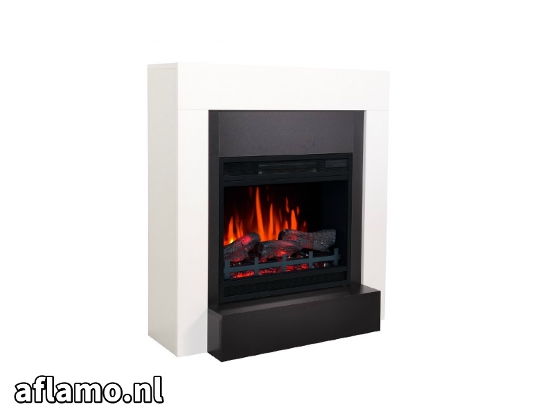 Schouw Wenen wit - Elektrische haard Aflamo LED60-3D