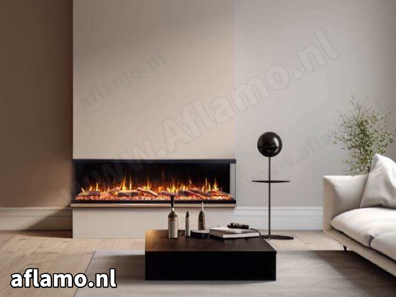 Aflamo Unique Smart 140 NH - Driezijdige haard zonder verwarming
