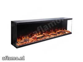 Aflamo Unique Smart 120 - Three sided electric fireplace