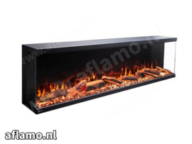 Aflamo Unique Smart 140 - Three sided electric fireplace