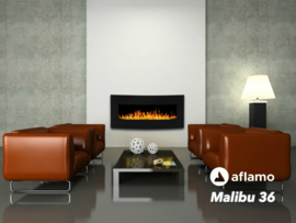 Aflamo Malibu 90cm - Wall Hanging Electric Fireplace