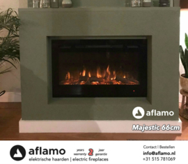 Aflamo Majestic 66cm - Wall Hanging Electric Fireplace