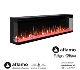 Aflamo Unique 60 - 3-Sided electric fireplace