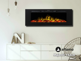 Aflamo Majestic 152cm - Wall Hanging Electric Fireplace