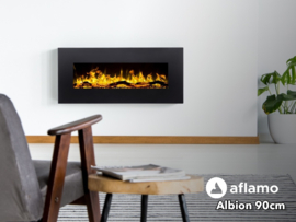 Aflamo Albion 90cm - Elektrische Wandhaard