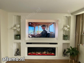 Aflamo Royal 126cm - Electric Built-in Fireplace