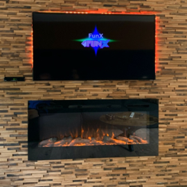 Aflamo Majestic 114cm - Built-in Electric Fireplace