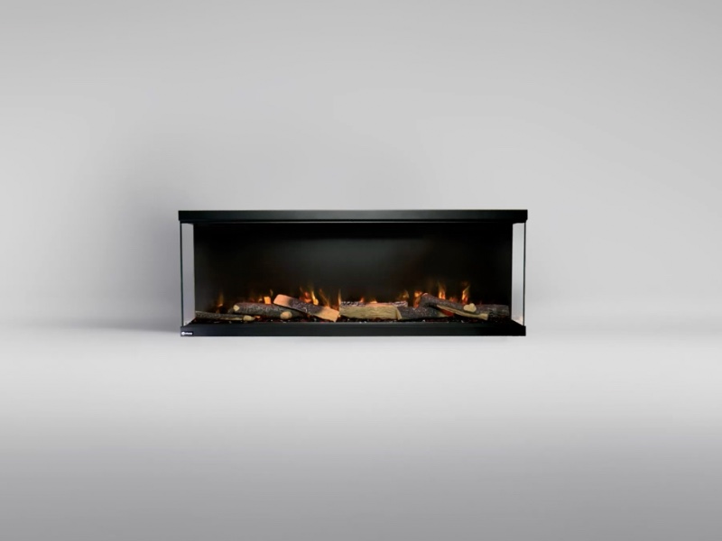 Aflamo Unique Smart 140 - Three sided electric fireplace