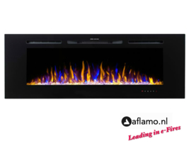 Aflamo Majestic 152cm - Wall Hanging Electric Fireplace