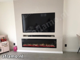 Aflamo Royal 165cm - Electric Built-in Fireplace