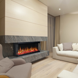 Aflamo Unique 107cm - Electric Built-in Fireplace